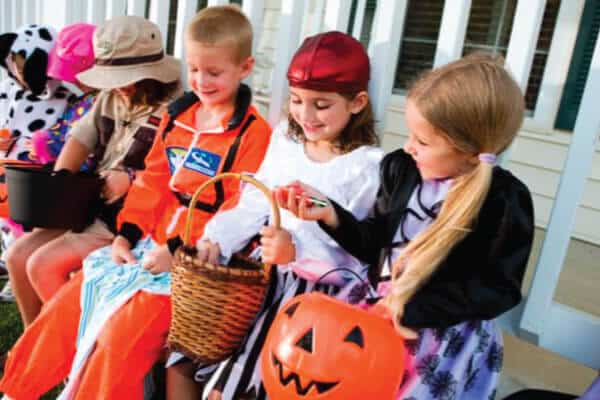 Halloween Kids With Candy