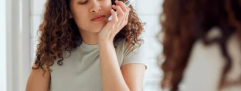 Woman Dealing With Tooth Pain