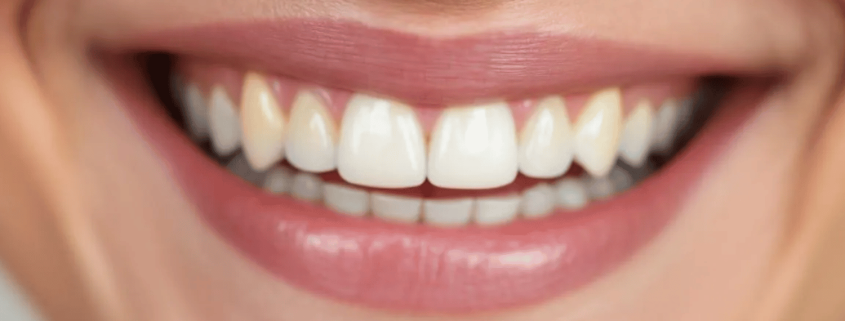 Yellow Teeth: Causes, Prevention, And Treatment Options 19 A Close-Up Image Captures A Person'S Natural Smile, Highlighting The Slight Variations In Tooth Color, Which May Indicate Mild Tooth Discoloration Or Yellowing Teeth.